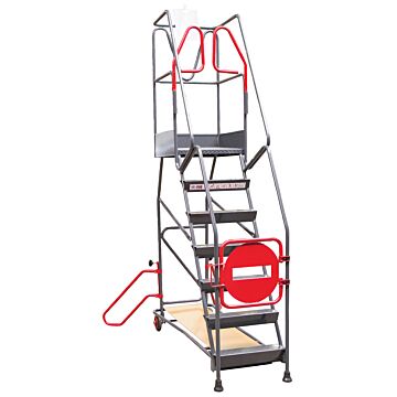 Plateforme mobile à immobilisation automatique
