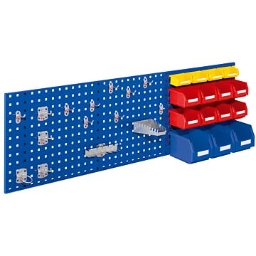 Kit panneau perforé et panneau à fente avec accessoires