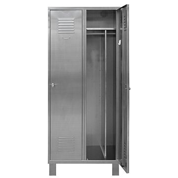 Vestiaire monobloc inox