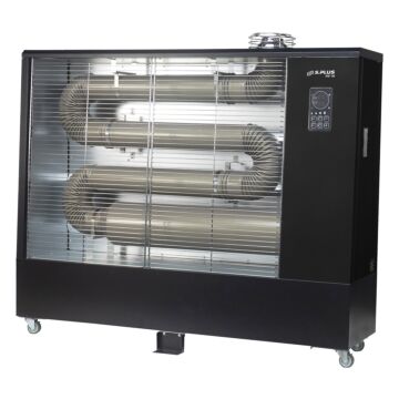 Chauffage radiant silencieux mobile au fioul