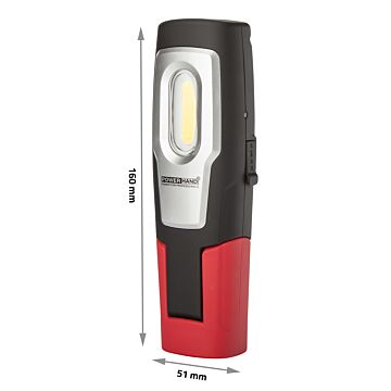 Lampe de travail rechargeable 150 Lumens avec pointeur laser