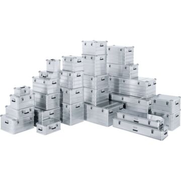 Caisse conteneur gerbable en aluminium K470