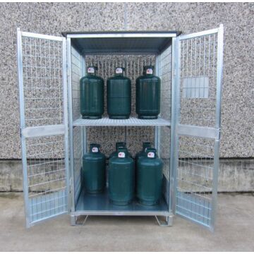 Box de stockage pour bouteilles de gaz