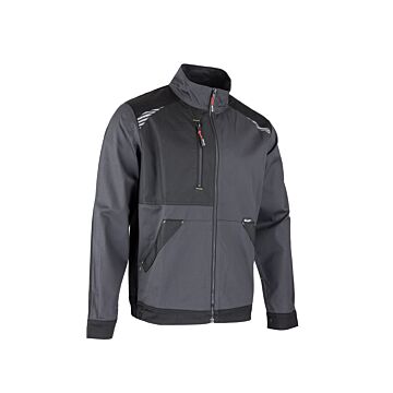 Veste zippée bicolore