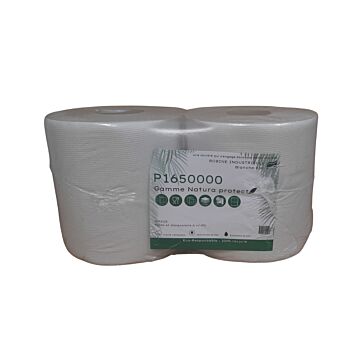 Bobine ouate blanche 100 % fibres recyclées