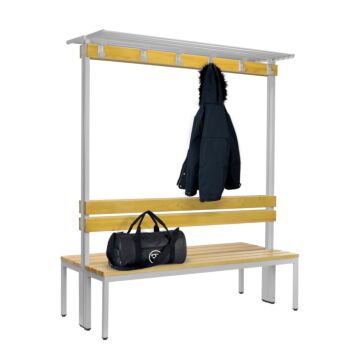 Banc vestiaire double face