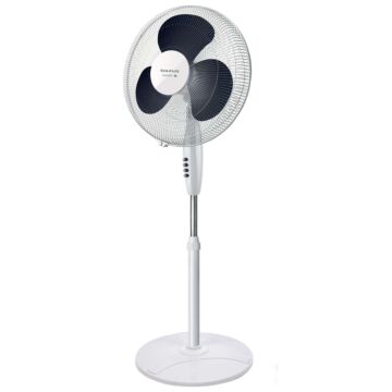 Ventilateur blanc sur pied