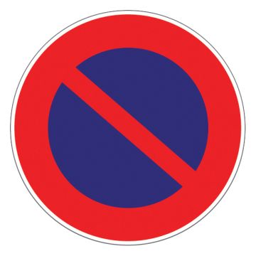 Panneau d'interdiction Ø 300 mm