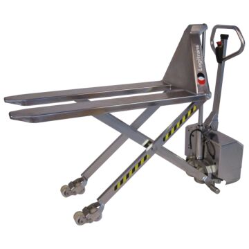 Transpalette haute levée électrique inox sur mesure