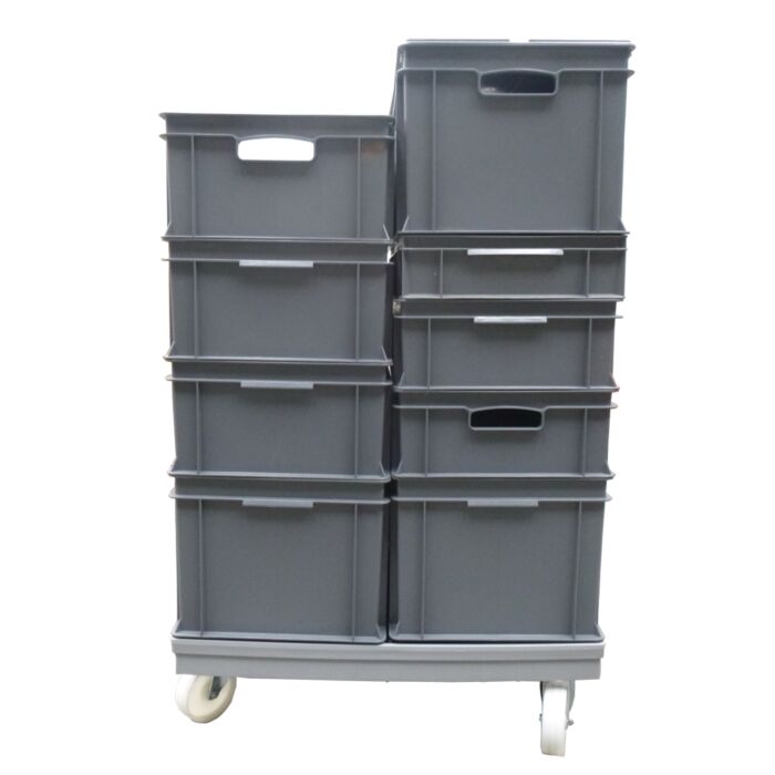 Chariot pour réhausses ou bacs 600 x 400 et 800 x 600