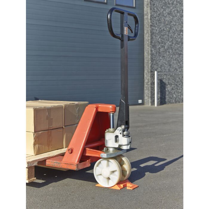 Immobilisateur de transpalette