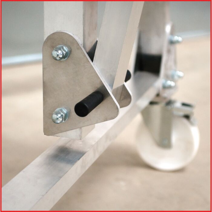 Portique d'atelier mobile pliable en aluminium
