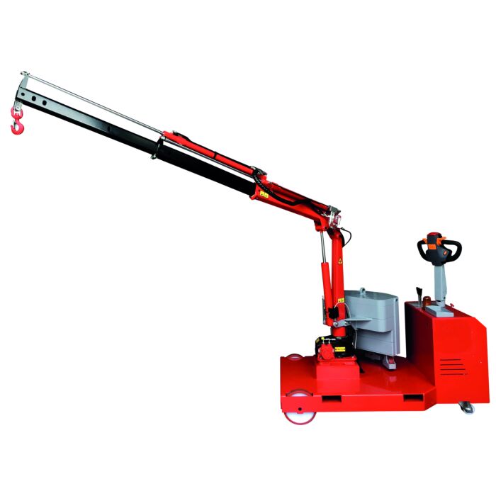 Grue porte-à-faux rotative motorisée