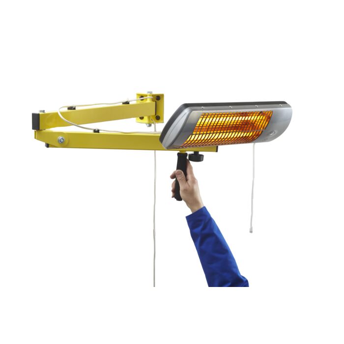 Bras articulé pour projecteur de quai
