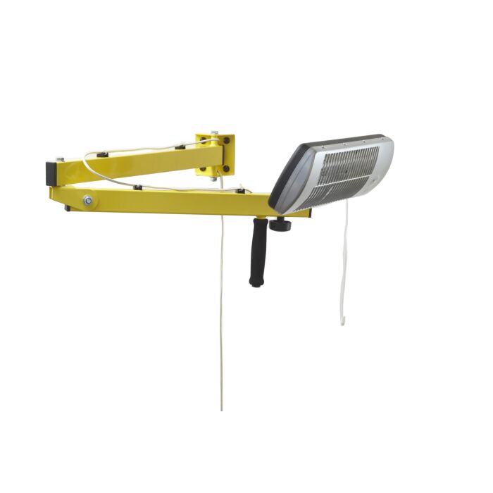 Bras articulé pour projecteur de quai