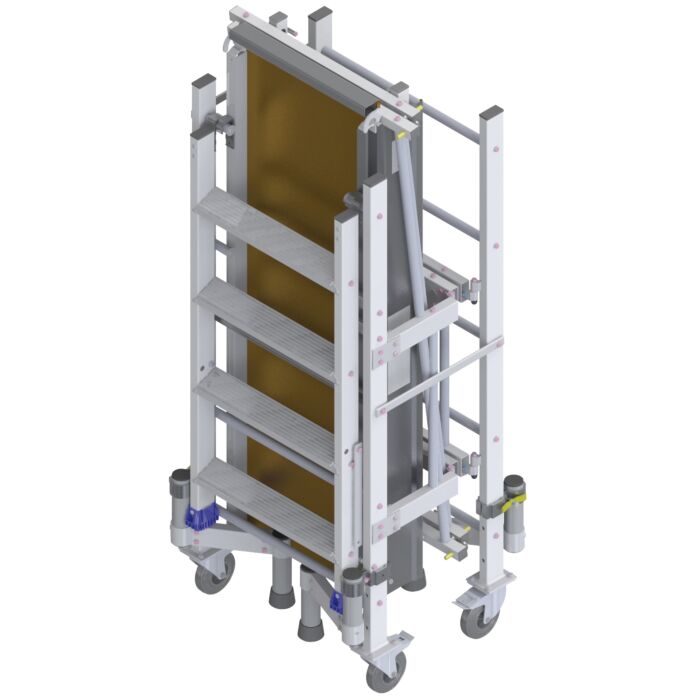 Plateforme pliante aluminium