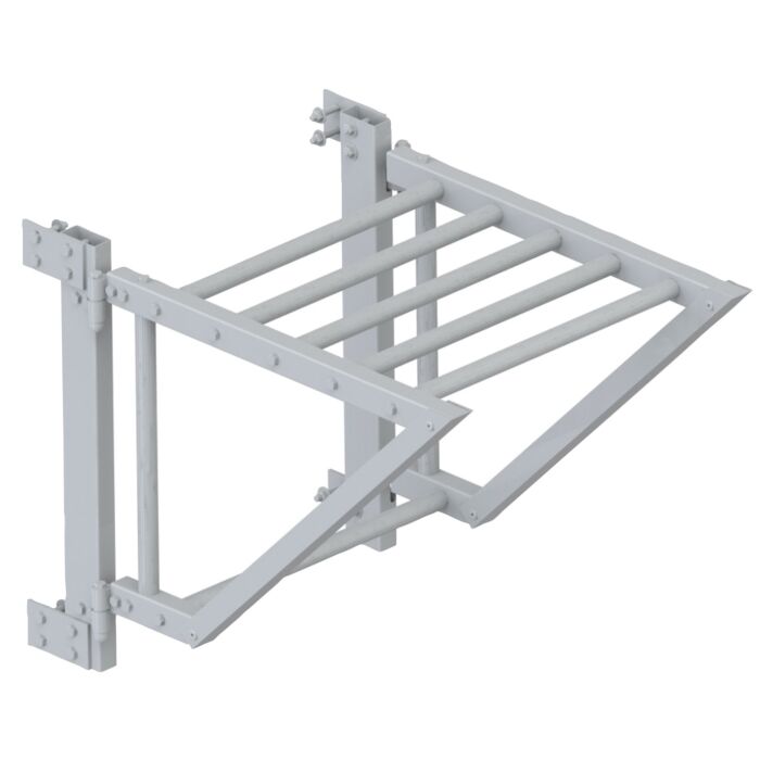 Echelle à crinoline en aluminium