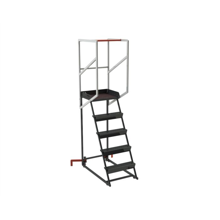 Escabeau roulant étroit
