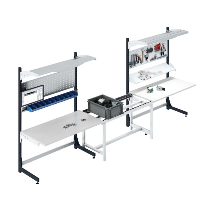 Poste de travail modulable