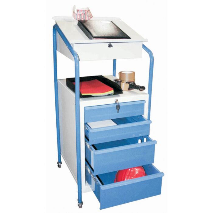 Pupitre d'atelier fixe ou mobile