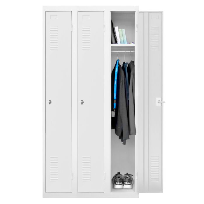 Vestiaire monobloc sur socle