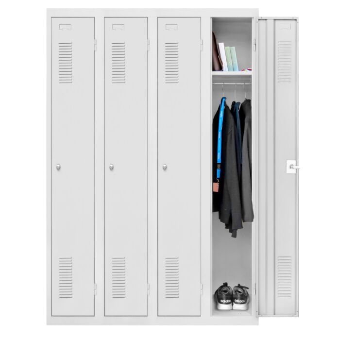 Vestiaire monobloc sur socle