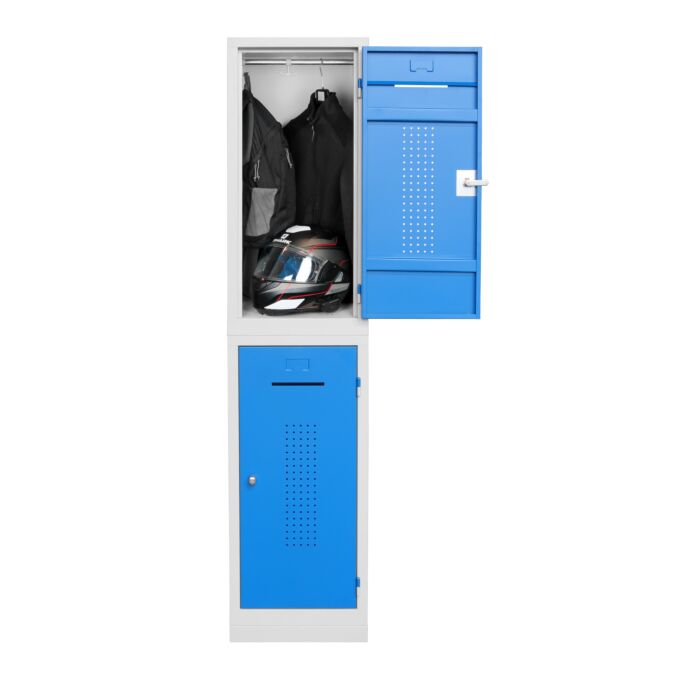 Kit vestiaire 2 casiers avec socle