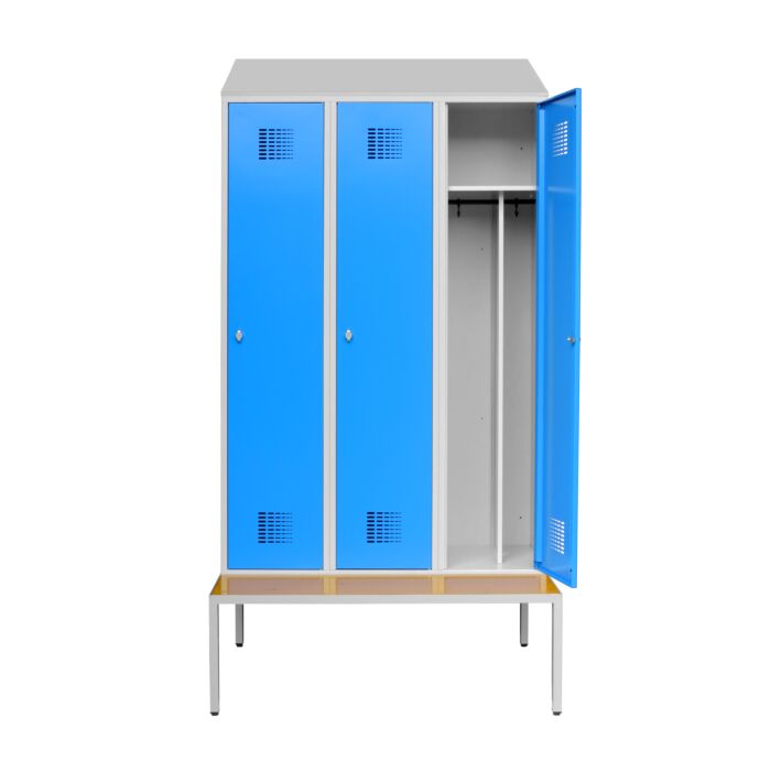 Vestiaire monobloc sur socle