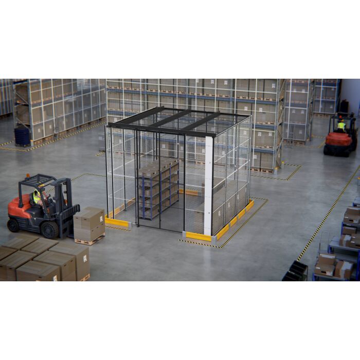 Cloison modulaire grillagée X-STORE 2.0