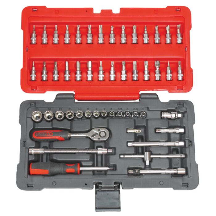 Coffret de douilles 1/4'' Ultimate - 50 pièces