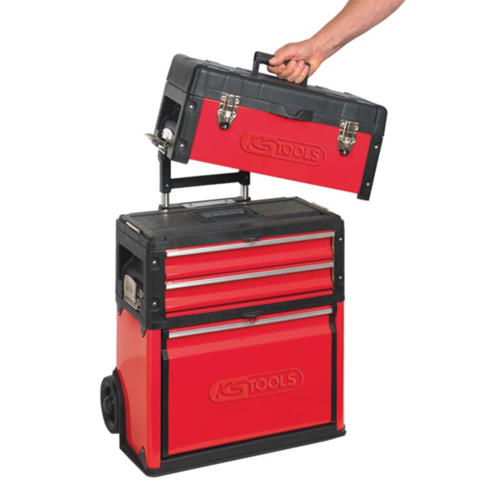 Servante mobile bi-matière