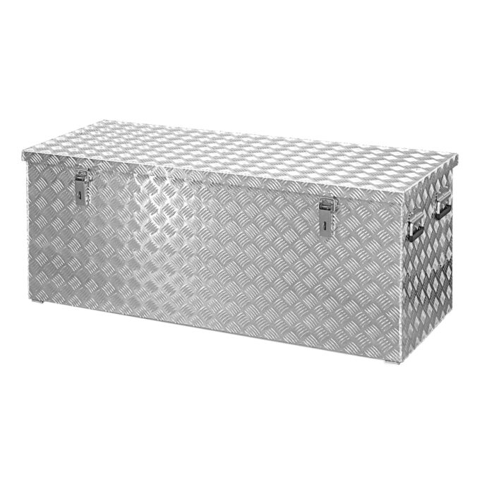 Coffre de chantier aluminium larmé