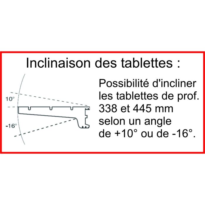 Tablette à lamelles