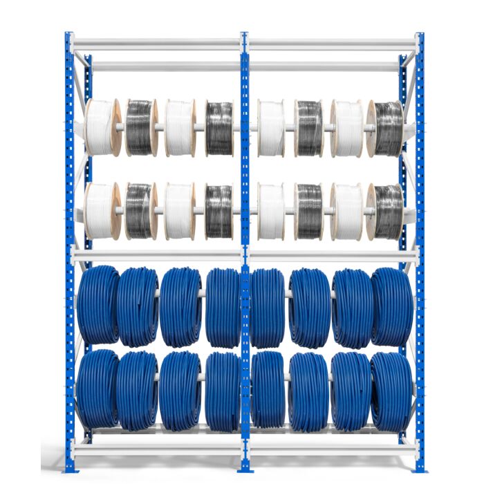 Ensemble rayonnage porte-bobines