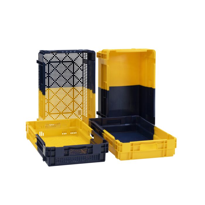 Bac gerbable emboîtable bicolore - 600 x 400