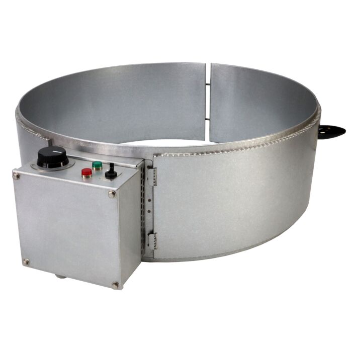Ceinture en mica calorifugée pour fût métallique