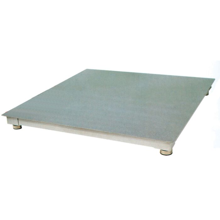 Balance plateforme au sol en acier avec indicateur inox