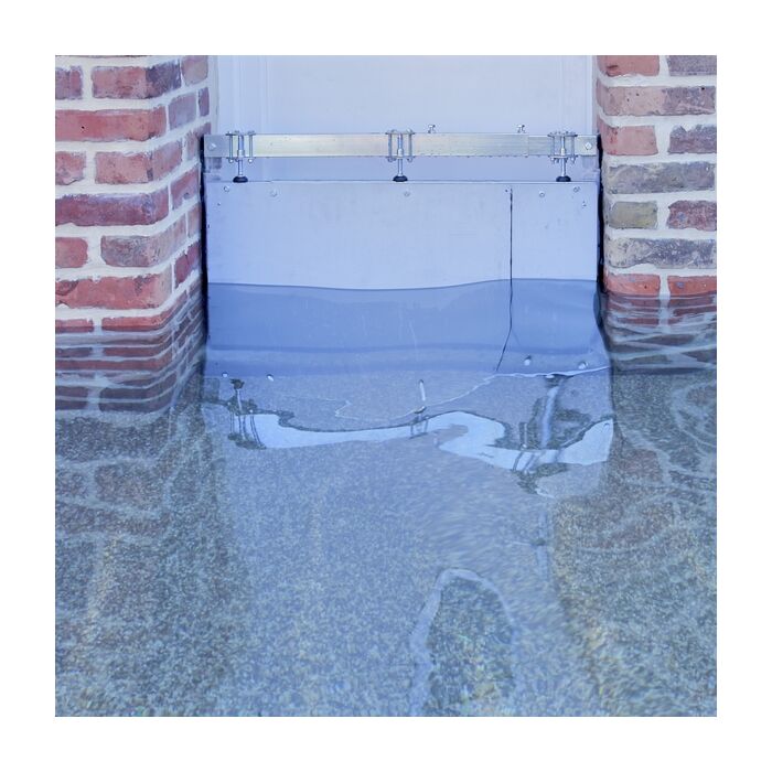 Barrière de rétention anti-inondation modulable