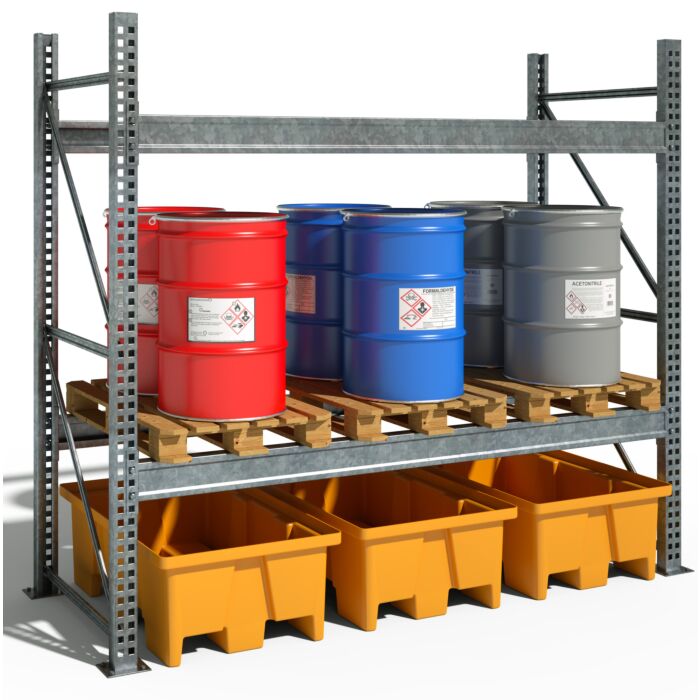Bac de rétention 2 fûts - 240 litres