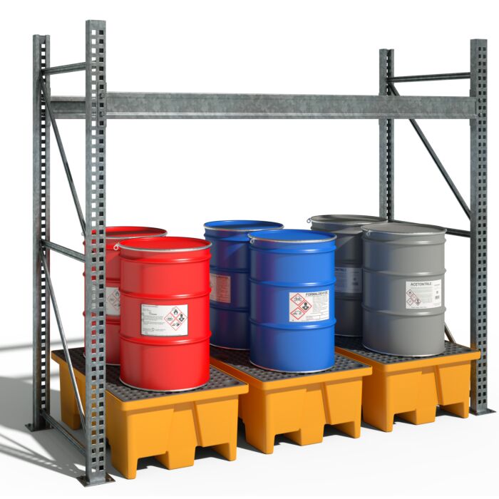Bac de rétention 2 fûts - 240 litres