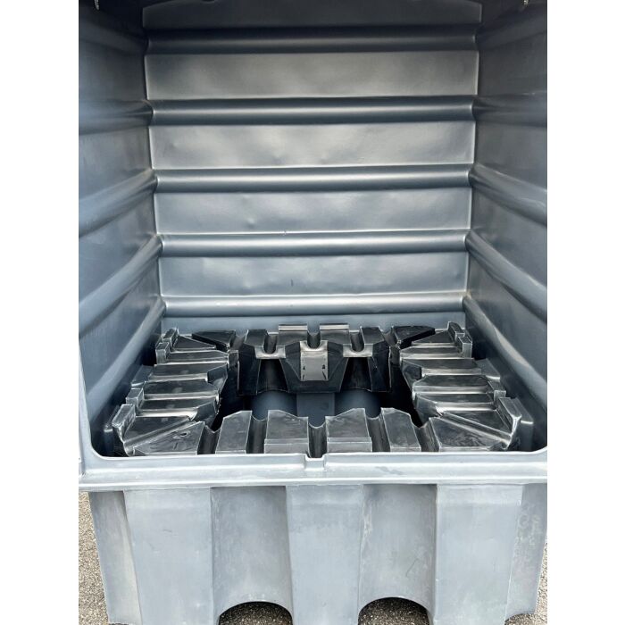 Conteneur de rétention 100 % PEHD - 1100 litres