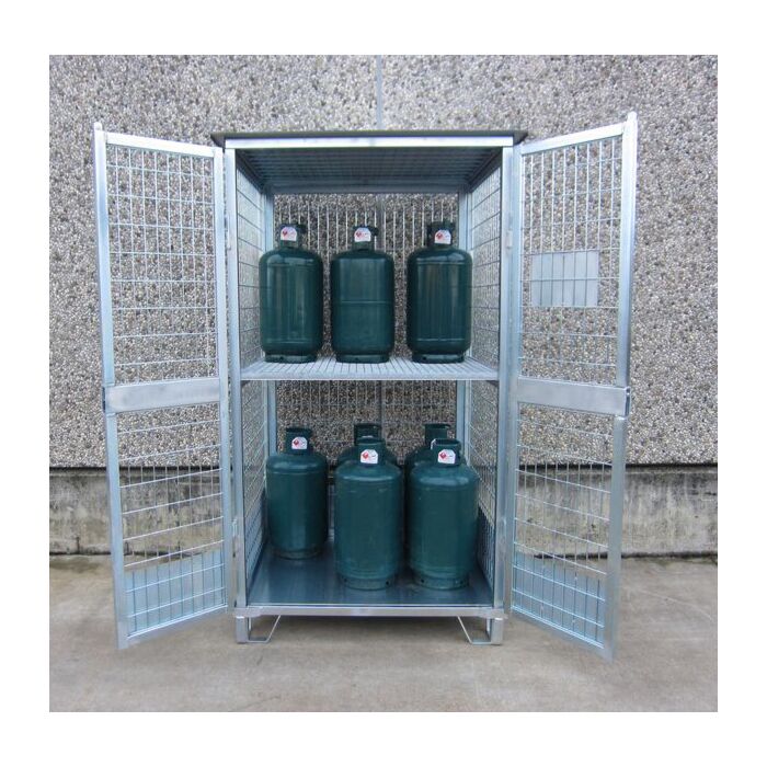 Box de stockage pour bouteilles de gaz