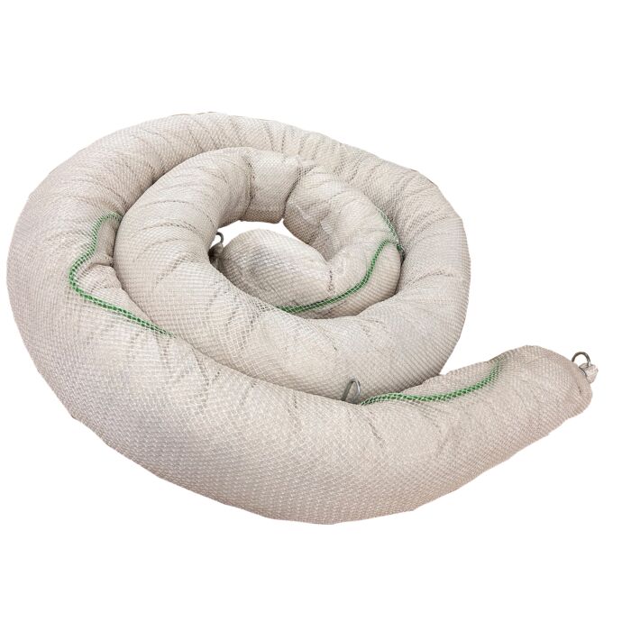 Boudin absorbant fibres naturelles