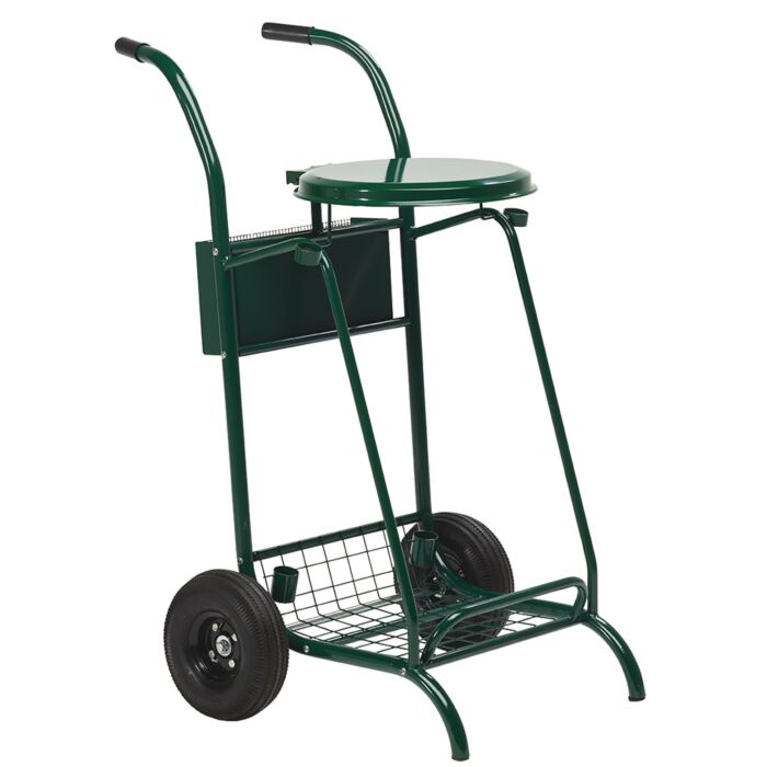 Chariot de voirie 110 litres avec couvercle