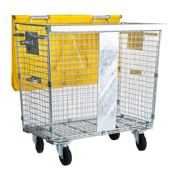 Conteneur à déchets grillagé