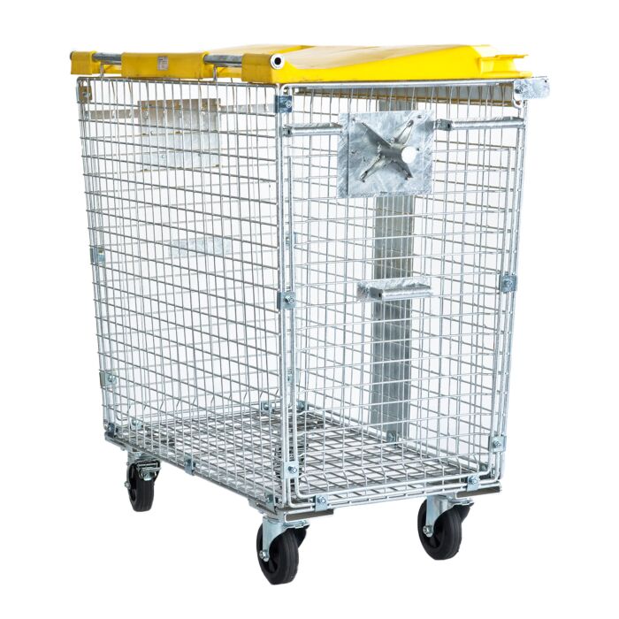 Conteneur à déchets grillagé