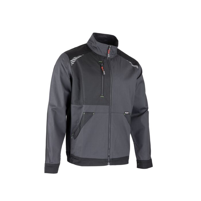 Veste zippée bicolore