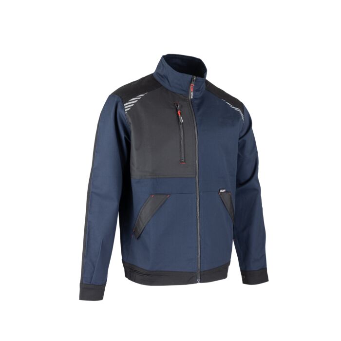 Veste zippée bicolore