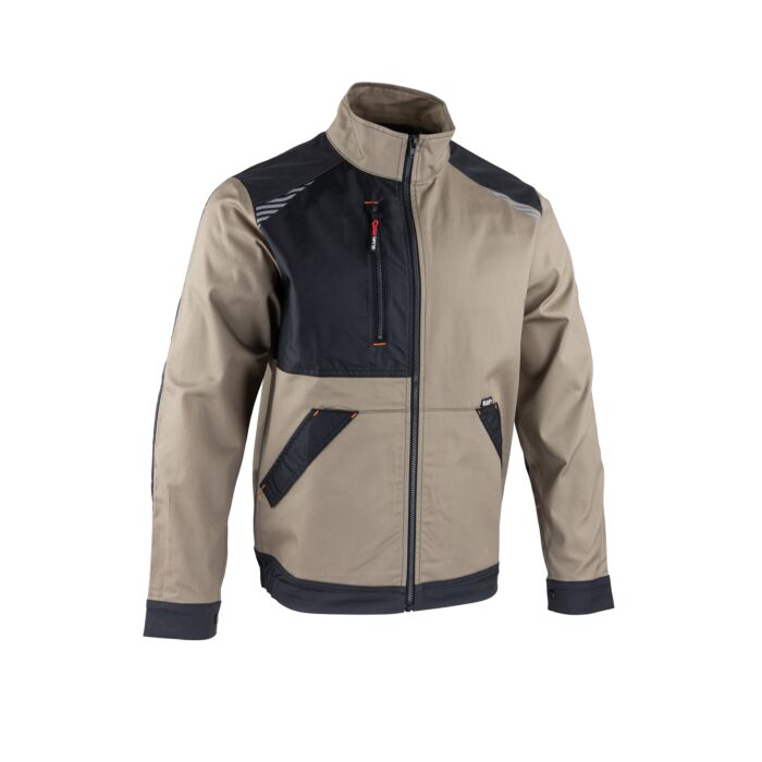 Veste zippée bicolore