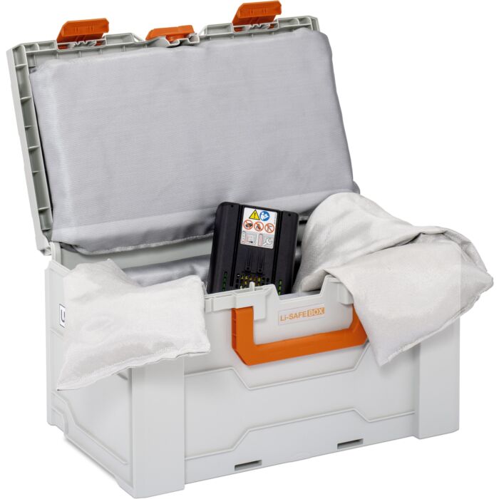Caisse anti-feu pour batteries lithium